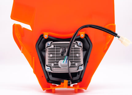KTM LED Scheinwerfer m. Lichtmaske orange EXC SMCR 690 Husqvarna