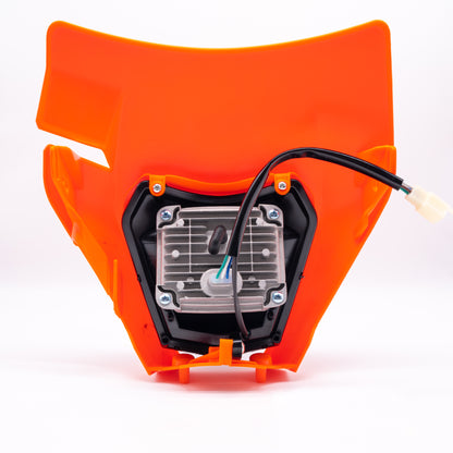 KTM LED Scheinwerfer m. Lichtmaske orange EXC SMCR 690 Husqvarna