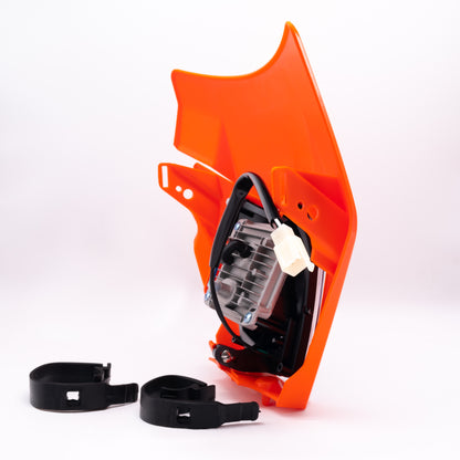 KTM LED Scheinwerfer m. Lichtmaske orange EXC SMCR 690 Husqvarna