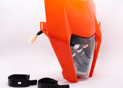 KTM LED Scheinwerfer m. Lichtmaske orange EXC SMCR 690 Husqvarna