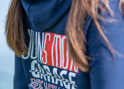 RIDE WITH STYLE Hoodie JohnsMotoGarage