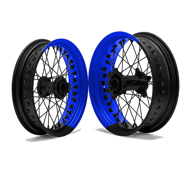 50/50 Felgenaufkleber Supermoto verschiedene Farben