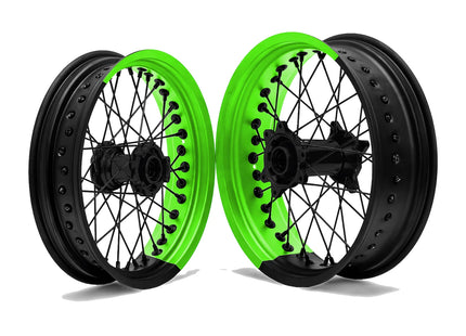 50/50 Felgenaufkleber Supermoto verschiedene Farben