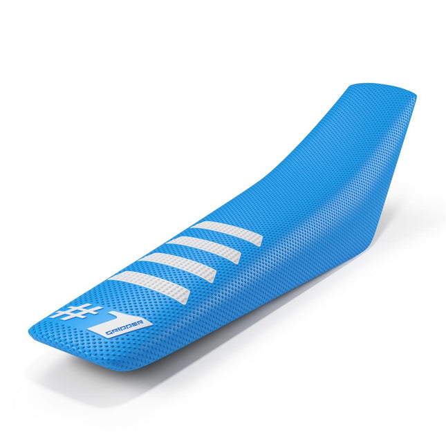ONEGRIPPER SITZBANKBEZUG RIPPED HELLBLAU/WEIß