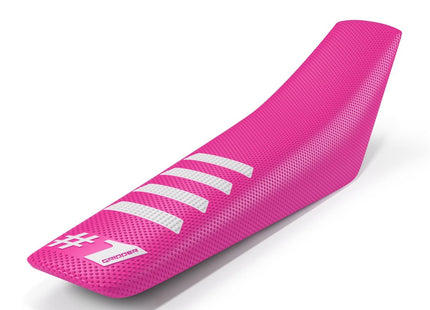 ONEGRIPPER SITZBANKBEZUG RIPPED PINK/WEIß