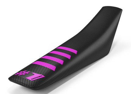 ONEGRIPPER SITZBANKBEZUG RIPPED SCHWARZ/PINK